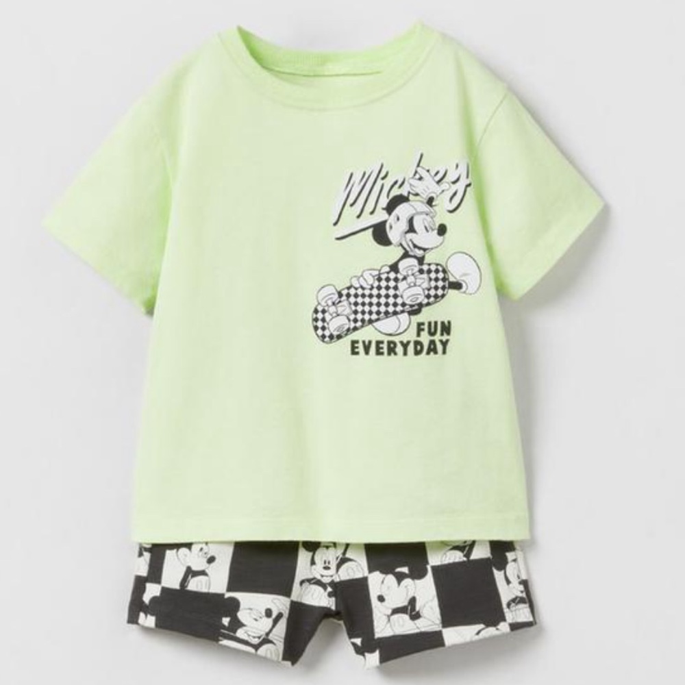 ZARA CHECKERBOARD MICKEY MOUSE © DISNEY SET
